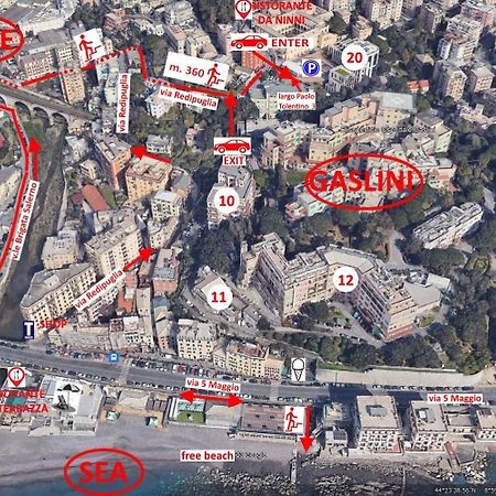 Apartament Gaslini Sea House Genua Zewnętrze zdjęcie