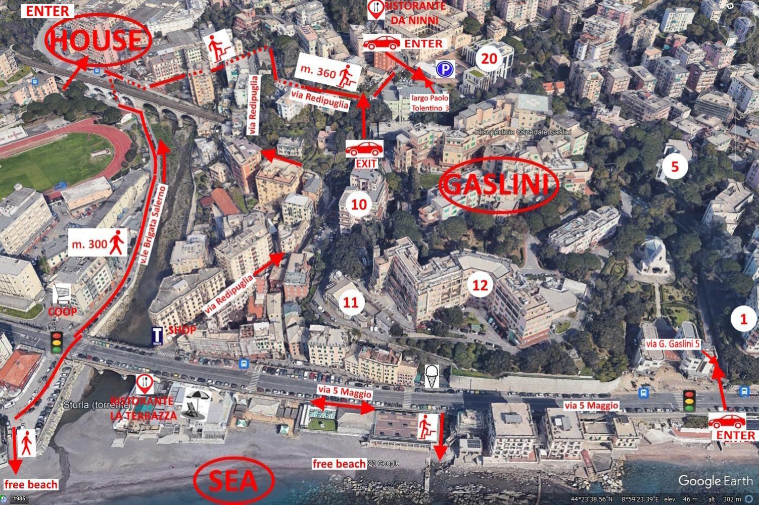 Apartament Gaslini Sea House Genua Zewnętrze zdjęcie